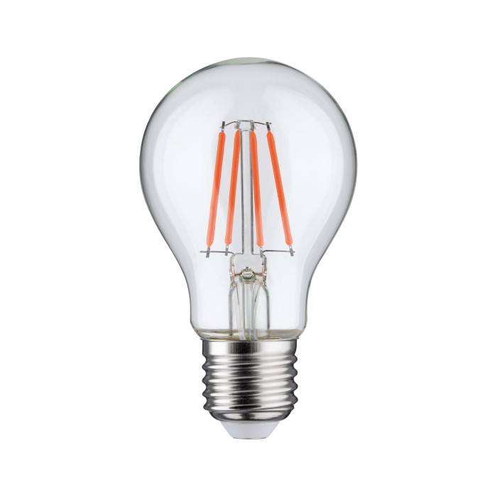 Bec LED cu filament, roșu, AGL 2,2W E27 clar 230V [2]