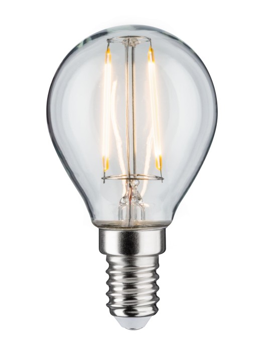 Bec LED cu filament, sferic 250lm E14 2,6W clar 2700K 230V [1]