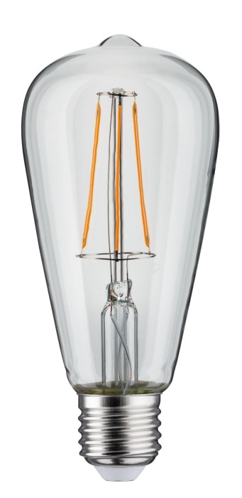 Bec LED cu filament ST64 806lm E27 7,5W clar, cu flux luminos variabil 2700K 230V [2]