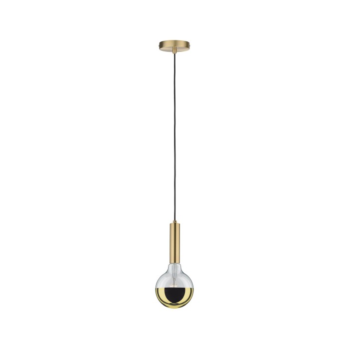 Bec LED G125 cu oglindă 600lm E27 2700K 6,5W 230V auriu, cu flux luminos variabil [3]