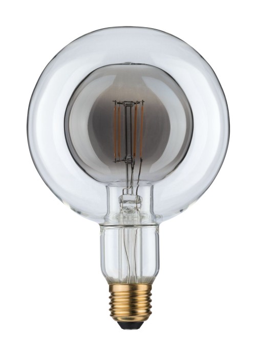 Bec LED G125 Inner Shape 300lm sticlă afumată, cu flux luminos variabil 4W E27 2700K 230V [2]