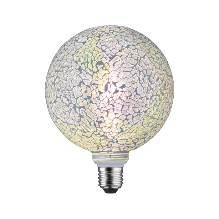 Bec LED G125 Miracle Mosaic 470lm alb, cu flux luminos variabil E27 2700K 230V [2]