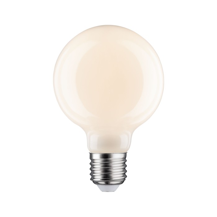 Bec LED G80 cu filament 470lm E27 2700K opal 6W 230V, cu flux luminos variabil [1]