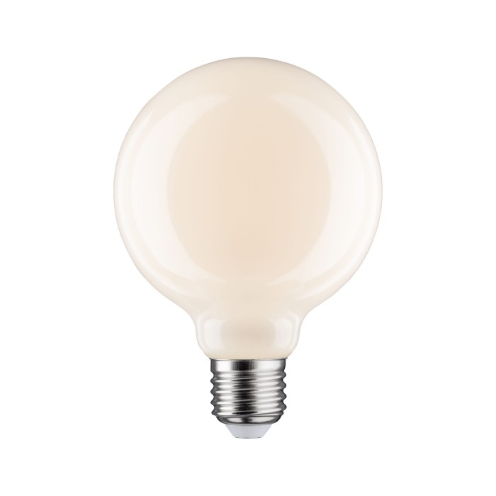 Bec LED G95 cu filament 470lm E27 2700K opal 6W 230V, cu flux luminos variabil [1]