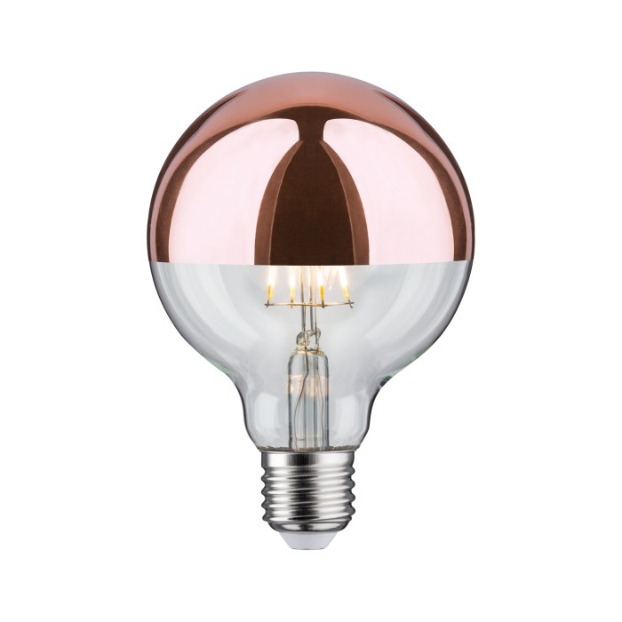 Bec LED G95 cu oglindă 600lm E27 2700K 6,5W 230V cupru [1]
