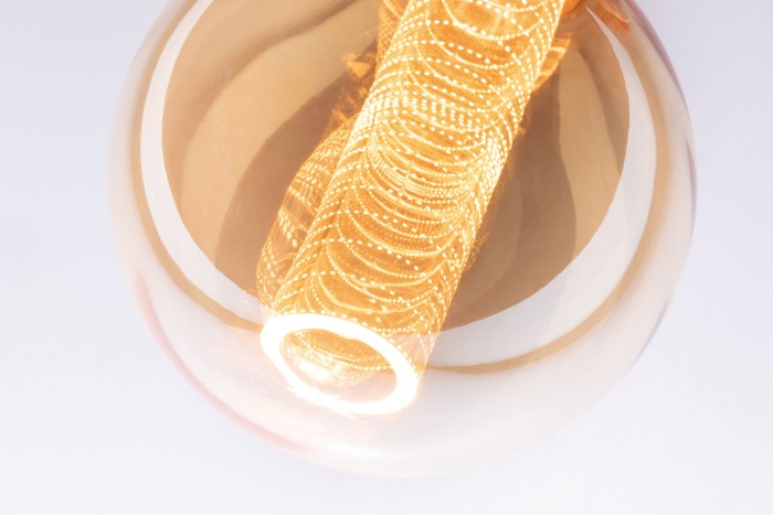 Bec LED G95 Inner Glow cu inele 200lm E27 auriu 1800K [4]