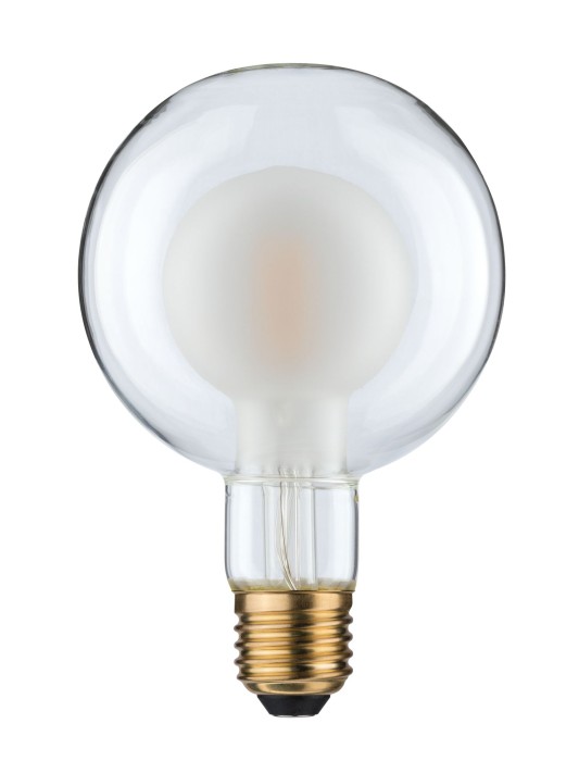 Bec LED G95 Inner Shape 450lm mat, cu flux luminos variabil 4W E27 2700K 230V [2]