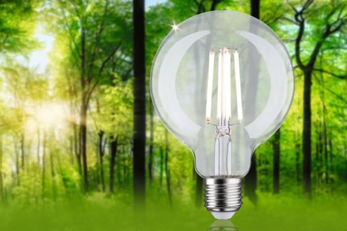 Bec LED glob G95, cu filament, Eco-Line, 230V, E27, 840lm, 4W, 4000K, clar [3]