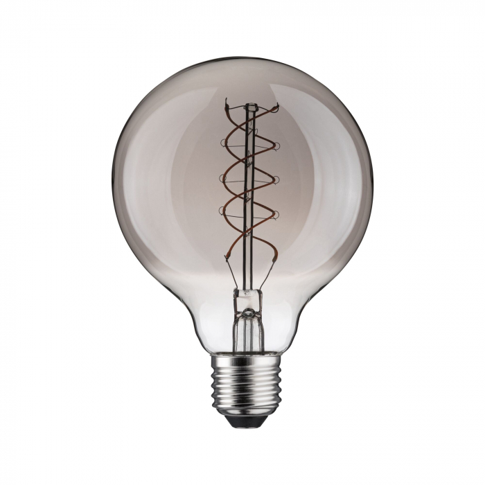Bec LED Globe Rustic Shine, 230V, cu filament, 170lm, 4,2W, 1800K, cu flux luminos variabil în 3 pași, sticlă afumată [2]