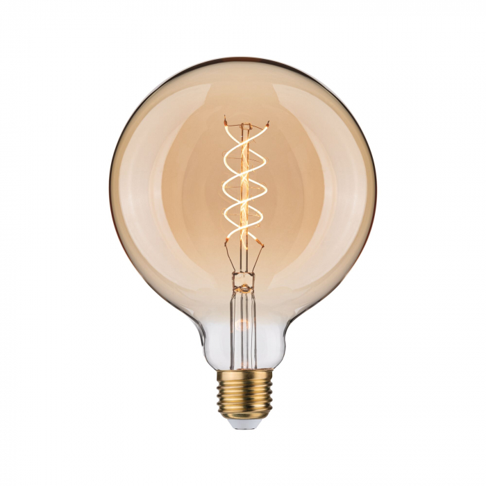 Bec LED Globe Rustic Shine, 230V, cu filament, 300lm, 4,2W, 1800K, flux luminos variabil în 3 pași, auriu [2]