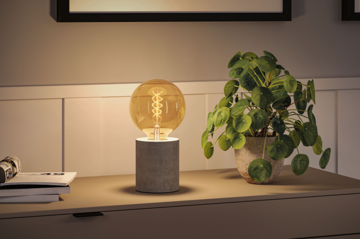 Bec LED Globe Rustic Shine, 230V, cu filament, 300lm, 4,2W, 1800K, flux luminos variabil în 3 pași, auriu [4]