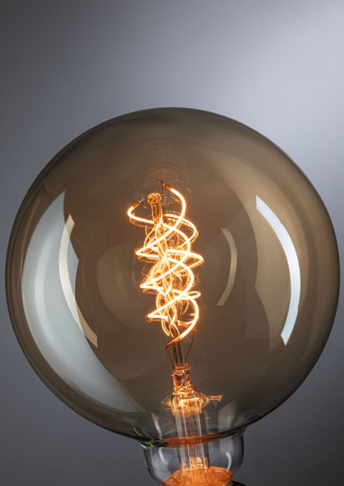 Bec LED Globe Rustic Shine, 230V, cu filament, 300lm, 4,2W, 1800K, flux luminos variabil în 3 pași, auriu [5]
