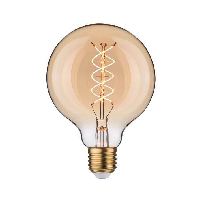 Bec LED Globe Rustic Shine, 230V, cu filament, 300lm, 4,2W, 1800K, flux luminos variabil în 3 pași, auriu [2]