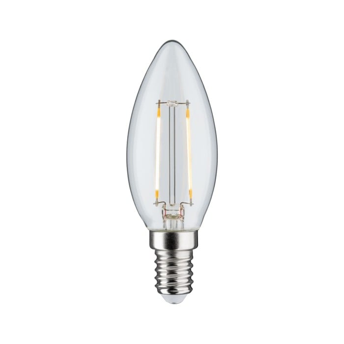 Bec LED lumânare 2,5W E14 230V cu flux luminos variabil în 3 pași, clar [2]