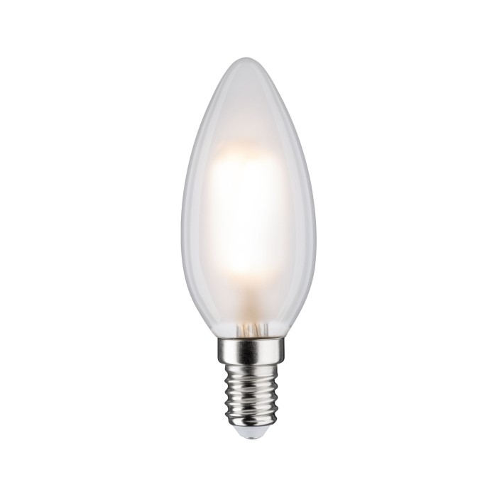 Bec LED lumânare cu filament 470lm E14 2700K mat 5W 230V, cu flux luminos variabil [1]