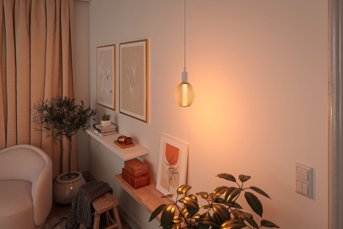 Bec LED Metallic Glow, 230V, E27, Spiral, 200lm, 4,2W, 1800K, bronz [3]