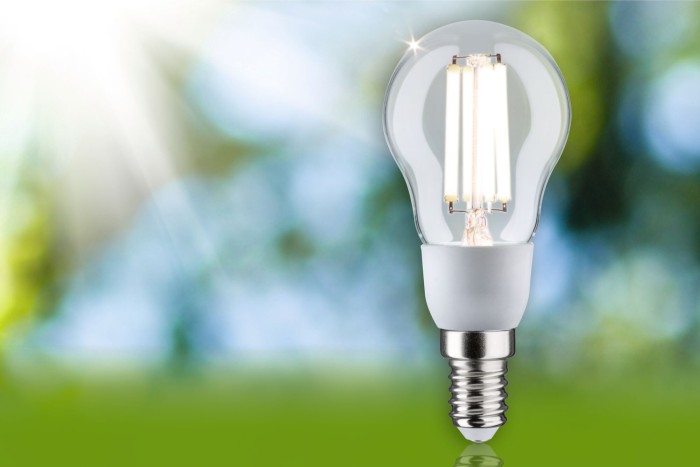 Bec LED miniglob, cu filament, Eco-Line, 230V, E14, 100mm, 525lm, 2,5W, 4000K, clar [4]