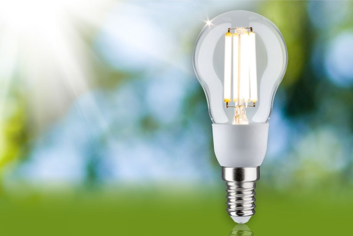 Bec LED miniglob, cu filament, Eco-Line, 230V, E14, 100mm, 525lm, 2,5W, 3000K, clar [4]