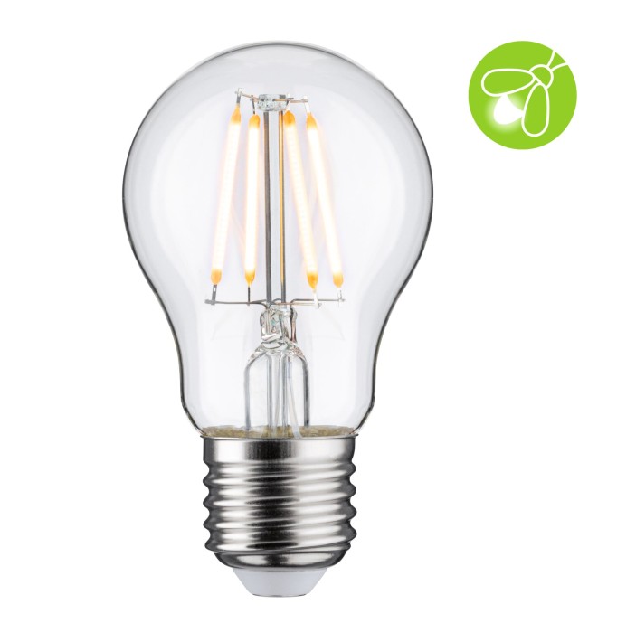 Bec LED pară, cu filament, 230V, E27, insect friendly, 420lm, 4,3W, 2200K, clar [3]