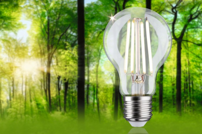 Bec LED pară, cu filament, Eco-Line, 230V, E27, 525lm, 2,5W, 4000K, clar [3]