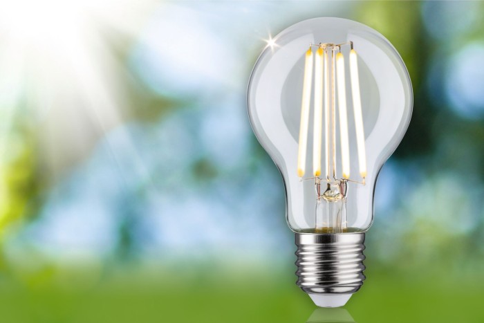 Bec LED pară, cu filament, Eco-Line, 230V, E27, 525lm, 2,5W, 3000K, clar [4]
