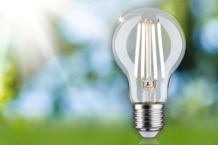 Bec LED pară, cu filament, Eco-Line, 230V, E27, 525lm, 2,5W, 4000K, clar [4]