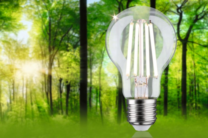 Bec LED pară, cu filament, Eco-Line, 230V, E27, 840lm, 4W, 4000K, clar [3]
