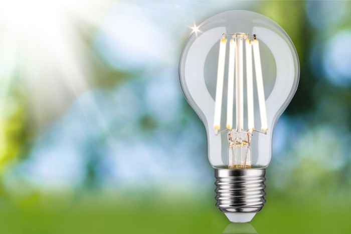 Bec LED pară, cu filament, Eco-Line, 230V, E27, 840lm, 4W, 3000K, clar [4]