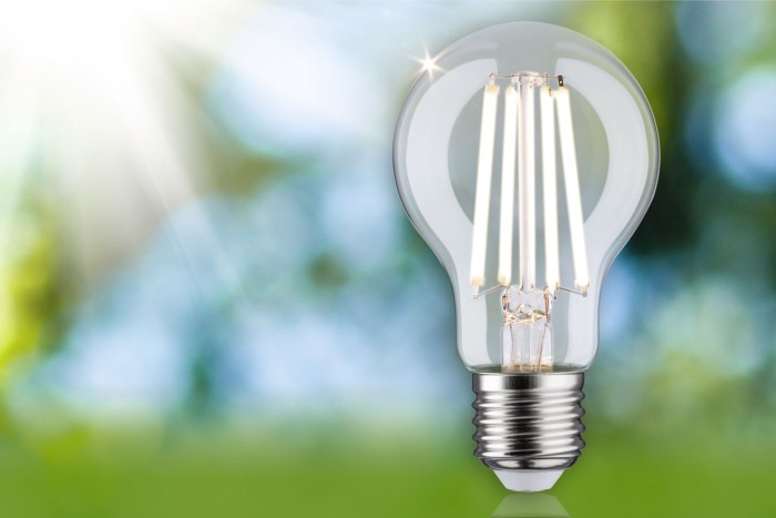 Bec LED pară, cu filament, Eco-Line, 230V, E27, 840lm, 4W, 4000K, clar [4]