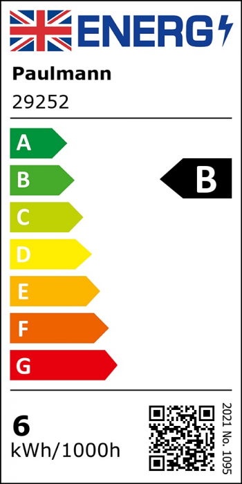 Bec LED pară Eco-Line, 230V, cu filament, E27, 1055lm, 5,7W, 3000K, cu flux luminos variabil în 3 pași, clar [6]