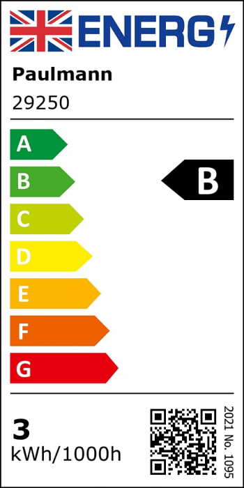 Bec LED pară Eco-Line, 230V, cu filament, E27, 470lm, 2,5W, 3000K, cu flux luminos variabil în 3 pași, clar [6]