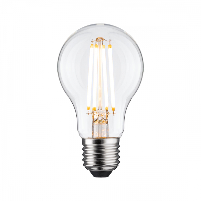 Bec LED pară Eco-Line, 230V, cu filament, E27, 806lm, 4.3W, 3000K, cu flux luminos variabil în 3 pași, clar [2]