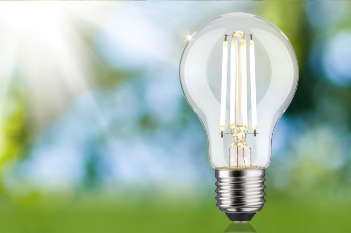 Bec LED pară Eco-Line, 230V, cu filament, E27, 806lm, 4.3W, 4000K, cu flux luminos variabil în 3 pași, clar [4]