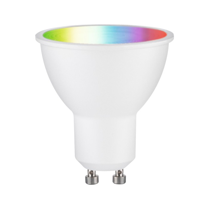 Bec LED reflector, 230V, Standard Smart Home Zigbee 3.0, GU10, 350lm, 4,8W, RGBW+, flux luminos variabil, alb mat [2]