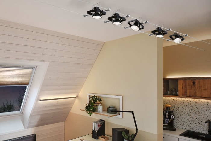 Bec LED reflector GU5,3 445lm 2700K 36° negru mat 6,5W 12V RAL9004, cu flux luminos variabil [3]