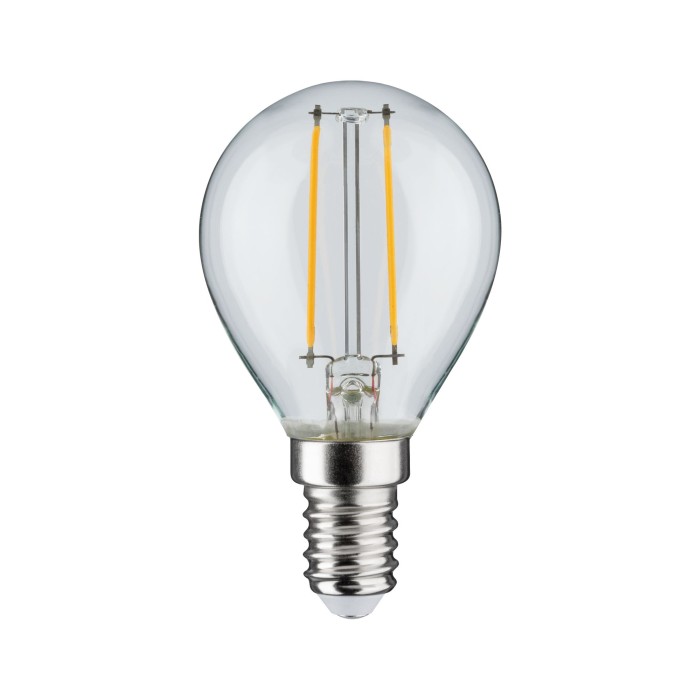 Bec LED sferic 2,5W E14 230V cu flux luminos variabil în 3 pași, clar [3]