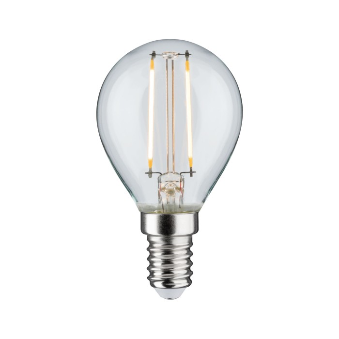 Bec LED sferic 2,5W E14 230V cu flux luminos variabil în 3 pași, clar [2]