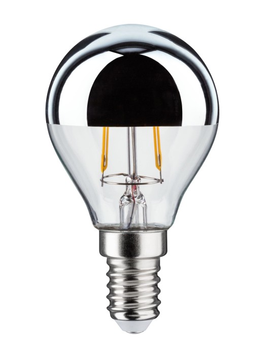 Bec LED sferic cu oglindă 220lm E14 2700K 2,6W 230V argintiu [2]