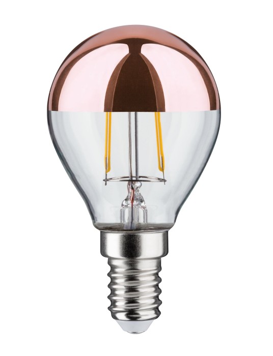 Bec LED sferic cu oglindă 220lm E14 2700K 2,6W 230V cupru [2]