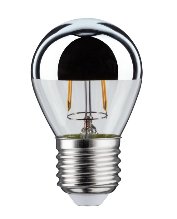 Bec LED sferic cu oglindă 220lm E27 2700K 2,6W 230V argintiu [2]