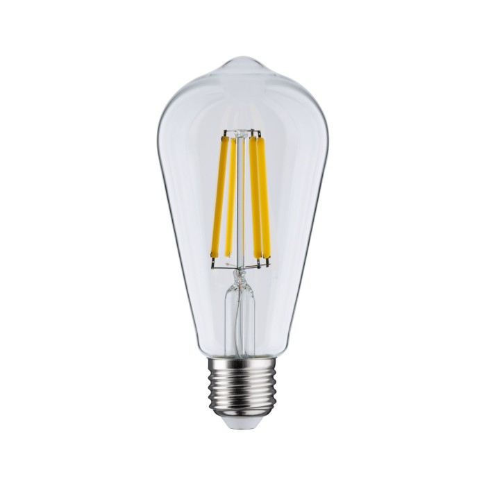 Bec LED ST64, cu filament, Eco-Line, 230V, E27, 840lm, 4W, 3000K, clar [2]