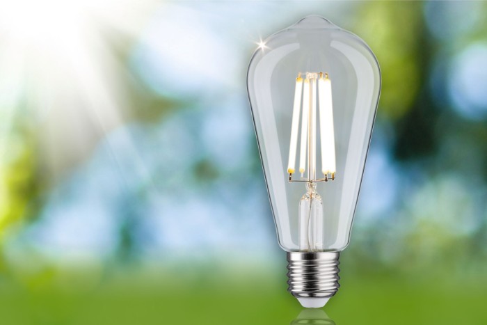 Bec LED ST64, cu filament, Eco-Line, 230V, E27, 840lm, 4W, 4000K, clar [4]