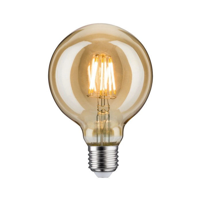 Bec LED Vintage Globe 95 6W E27 230V auriu, cu flux luminos variabil, 1700K [1]