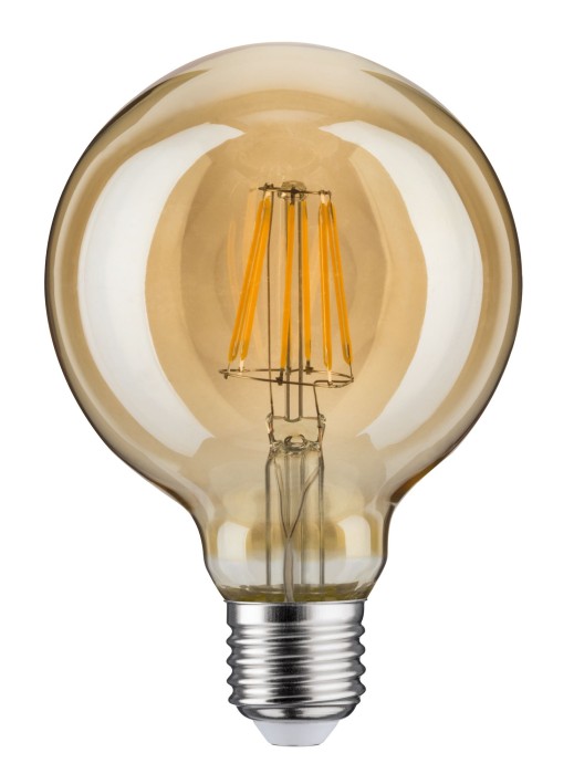 Bec LED Vintage Globe 95 6W E27 230V auriu, cu flux luminos variabil, 1700K [2]