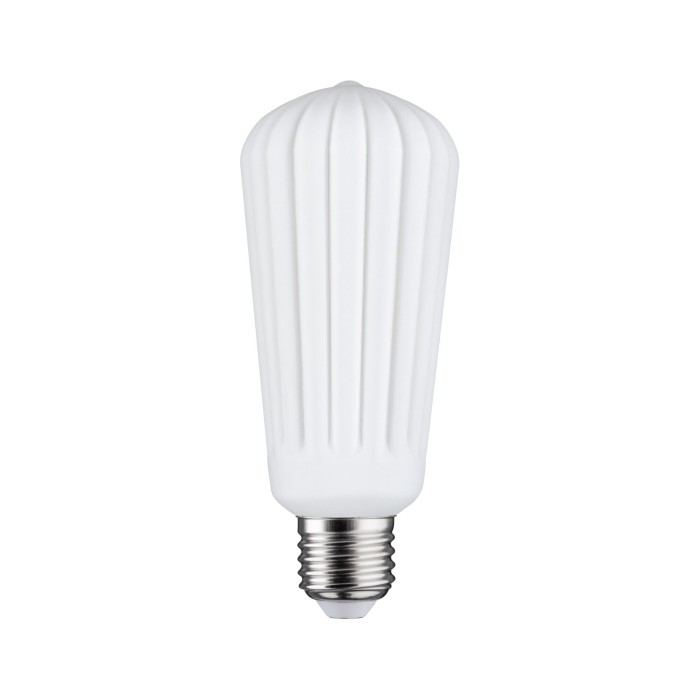 Bec LED, White Lampion, cu filament, 230V, ST64, E27, 400lm, 4,3W, 3000K, alb, cu flux luminos variabil [2]
