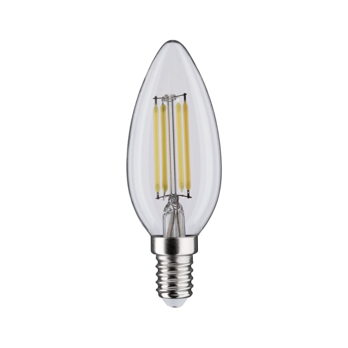 Bec lumânare LED Filament, E14, 230V, 470lm, 4,8W, 4000K, mat [2]