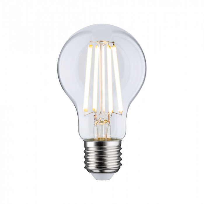 Bec pară Eco-Line, 230V, cu filament LED, E27, 840lm, 4,5W, 3000K, clar, cu flux luminos variabil [2]