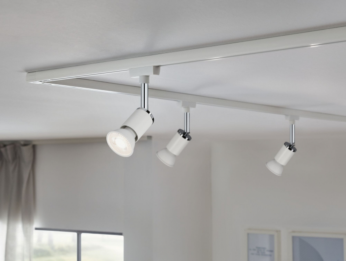 Bec reflector LED 230V GU10, 750lm, 8W, 2700K, alb mat, flux luminos variabil [7]