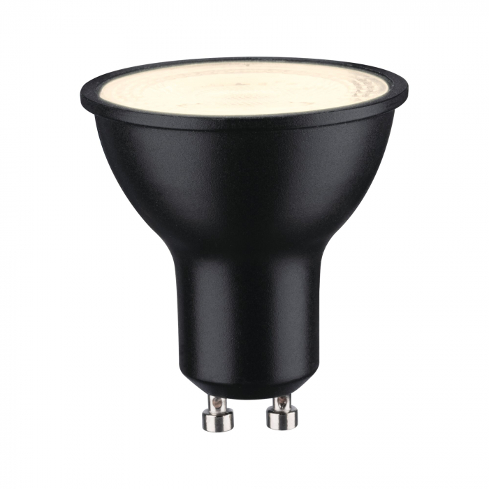 Bec reflector LED 230V GU10, 750lm, 8W, 2700K, negru mat, flux luminos variabil [3]