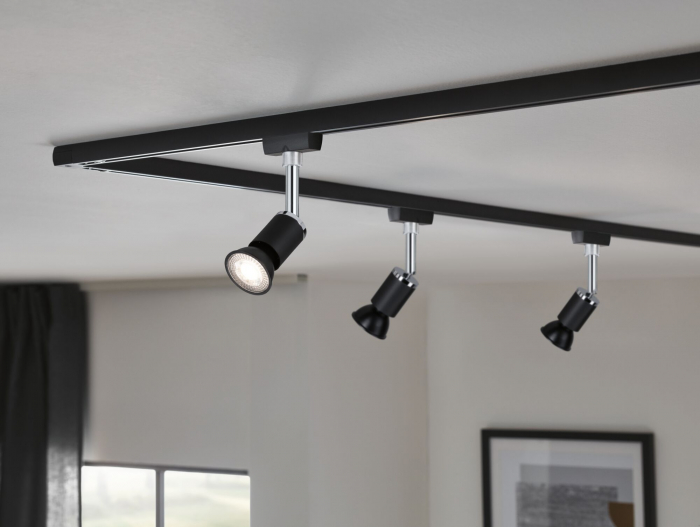 Bec reflector LED 230V GU10, 750lm, 8W, 2700K, negru mat, flux luminos variabil [7]
